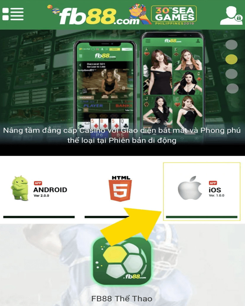 Tải App FB88 cho Điện Thoại Android, IOS file APK/IOS 11 Tải app FB88 trên điện thoại bước 4